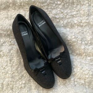 Stuart Weitzman grey flannel heels 7.5 M